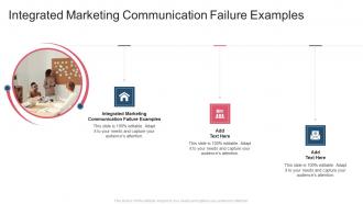 Integrated Marketing Communication Failure Examples In Powerpoint And Google Slides Cpb