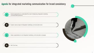 Integrated Marketing Communication For Brand Consistency MKT CD V Content Ready Appealing