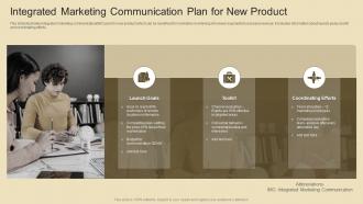 Integrated Marketing Communication Plan For New Product