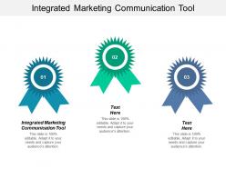 Integrated marketing communication tool ppt powerpoint presentation example 2015 cpb