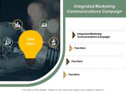 Integrated marketing communications campaign ppt powerpoint presentation inspiration example cpb