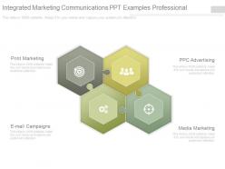 Integrated Marketing Communications Ppt Examples Professional
