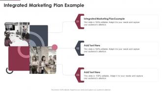 Integrated Marketing Plan Example In Powerpoint And Google Slides Cpb