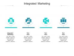 Integrated marketing ppt powerpoint presentation file infographics cpb
