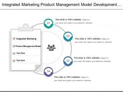Integrated Marketing Product Management Model Development Operations Activities