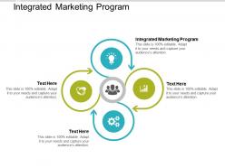 Integrated marketing program ppt powerpoint presentation slides layout cpb