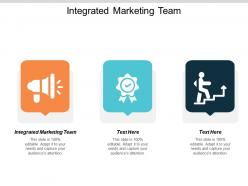 Integrated marketing team ppt powerpoint presentation inspiration cpb