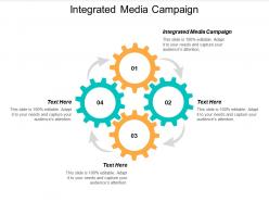 Integrated media campaign ppt powerpoint presentation icon elements cpb