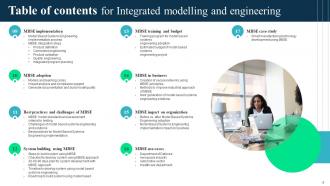 Integrated Modeling And Engineering Powerpoint Presentation Slides Slides Impressive