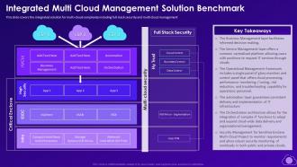 Integrated Multi Cloud Management Solution Benchmark Mitigating Multi Cloud Complexity