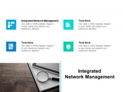 Integrated network management ppt powerpoint presentation designs download cpb