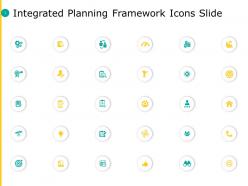 Integrated Planning Framework Icons Slide Dashboard Ppt Powerpoint Slides