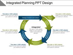 Integrated planning ppt design
