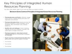 Integrated Planning Successful Strategy Business Developing Resources Departments