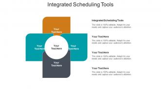 Integrated scheduling tools ppt powerpoint presentation professional graphic tips cpb