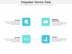 Integrated service desk ppt powerpoint presentation professional themes cpb