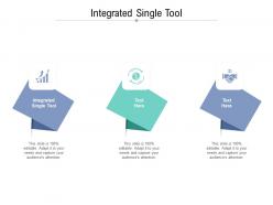 Integrated single tool ppt powerpoint presentation outline grid cpb