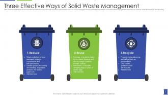 Integrated Solid Waste Management Powerpoint Ppt Template Bundles