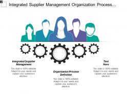 Integrated supplier management organization process definition integrated teaming