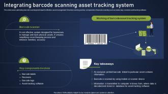 Integrating Barcode Scanning Asset Integrating Asset Tracking System To Enhance Operational
