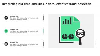 Integrating Big Data Analytics Icon For Effective Fraud Detection