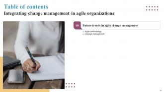 Integrating Change Management In Agile Organizations CM CD Content Ready Analytical