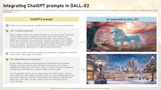 Integrating ChatGPT Prompts In Dall E2 Comprehensive Guide On AI ChatGPT SS V