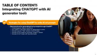 Integrating ChatGPT With AI Generator Tools ChatGPT CD V Aesthatic Professionally