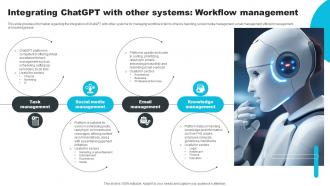 Integrating ChatGPT With Other Systems Workflow Management How ChatGPT Actually Work ChatGPT SS V