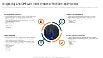 Integrating ChatGPT With Other Systems Workflow Optimization Glimpse About ChatGPT As AI ChatGPT SS V