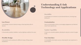 Integrating E Ink With Smart Home Devices For Enhanced Usability PPT Sample ACP Captivating Professional