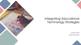 Integrating Educational Technology Strategies PPT Template AT