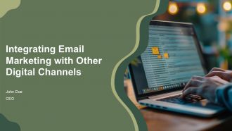 Integrating Email Marketing With Other Digital Channels PPT Mockup AT