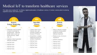 Integrating Health Information System Medical Iot To Transform Healthcare Services
