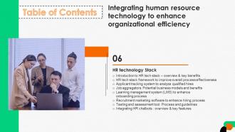 Integrating Human Resource Technology To Enhance Organizational Efficiency Complete Deck Idea Impactful