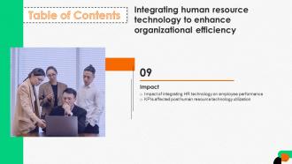 Integrating Human Resource Technology To Enhance Organizational Efficiency Complete Deck Professionally Impactful