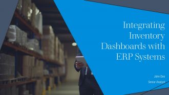 Integrating Inventory Dashboards With ERP Systems PPT PowerPoint AT