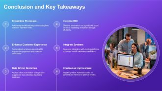 Integrating Marketing Automation Workflows PPT Summary AT Captivating Impactful