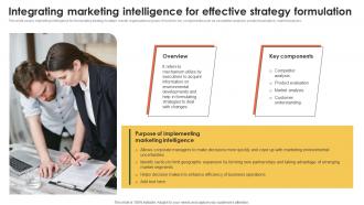 Integrating Marketing Formulation Marketing Information Better Customer Service MKT SS V