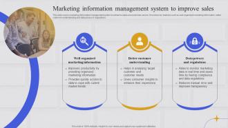 Integrating Marketing Information System Marketing Information Management System
