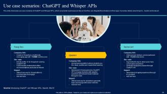 Integrating OpenAI API In Your Software ChatGPT CD V Compatible Impressive