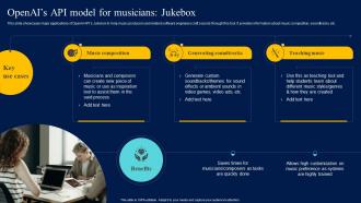 Integrating Openai API Openais API Model For Musicians Jukebox ChatGPT SS V