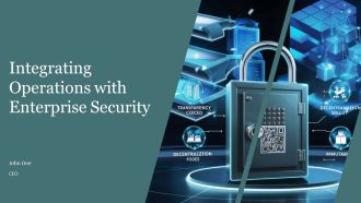 Integrating Operations With Enterprise Security PPT Template AT