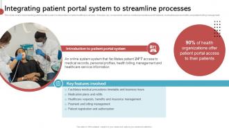 Integrating Patient Portal System To Streamline Processes Implementing His To Enhance