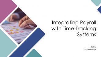 Integrating Payroll With Time Tracking Systems PPT Template AT