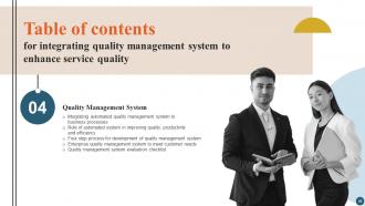 Integrating Quality Management System to Enhance Service Quality Strategy CD V Graphical Impactful