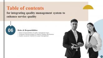 Integrating Quality Management System to Enhance Service Quality Strategy CD V Template Customizable