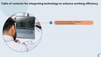 Integrating Technology To Enhance Working Efficiency Strategy CD V Professional Informative