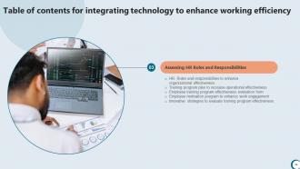 Integrating Technology To Enhance Working Efficiency Strategy CD V Designed Analytical