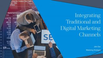 Integrating Traditional And Digital Marketing Channels PPT Mockup AT